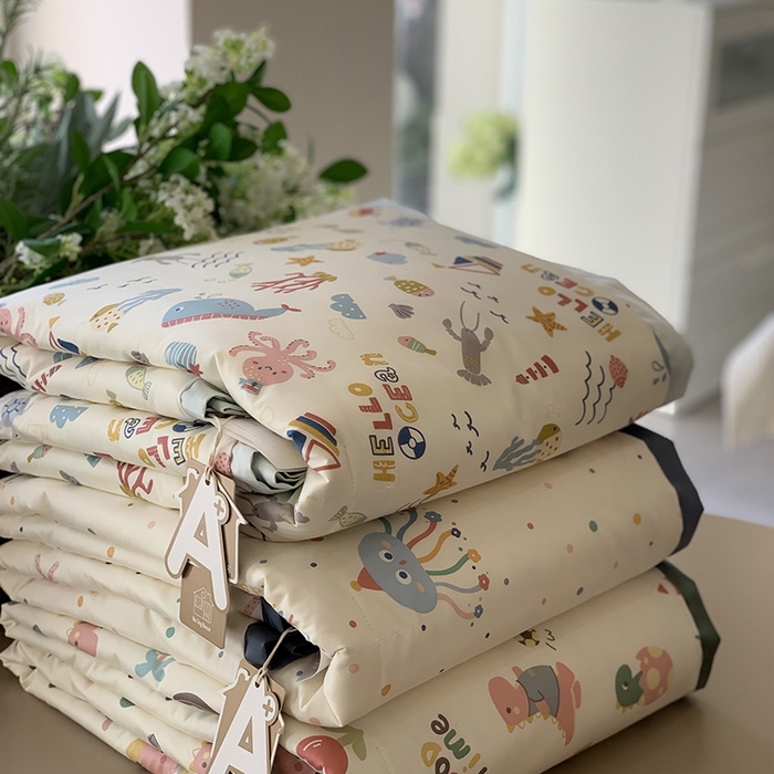 91家纺网 家纺一手货源 找家纺 汇庭 2025新款长绒棉夏被系列 组合图仅供参考