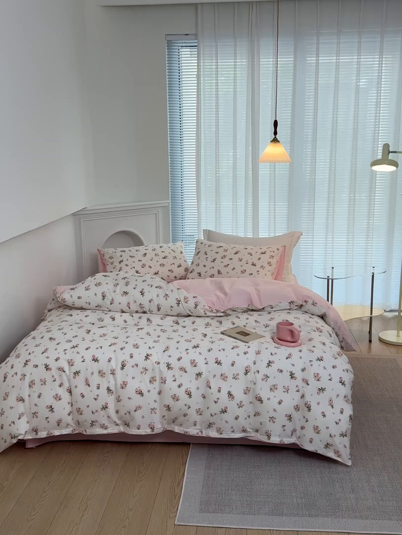 91家纺网 家纺一手货源 找家纺 （总）布可家纺 2025新款水洗棉印花四件套系列