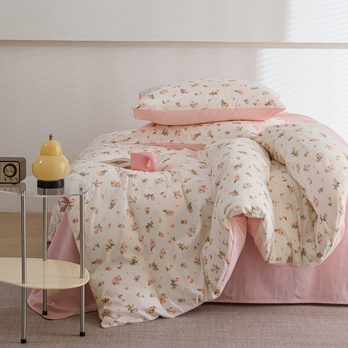 91家纺网 家纺一手货源 找家纺 （总）布可家纺 2025新款水洗棉印花四件套系列