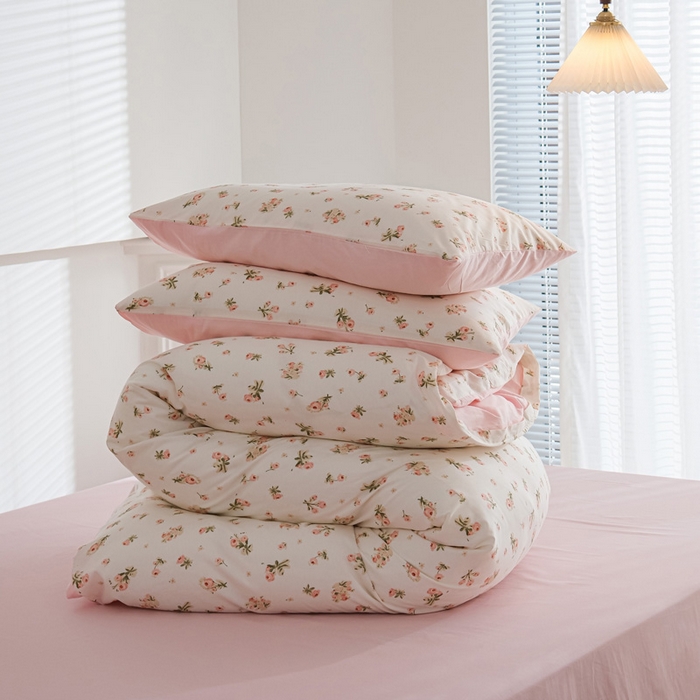 91家纺网 家纺一手货源 找家纺 （总）布可家纺 2025新款水洗棉印花四件套系列