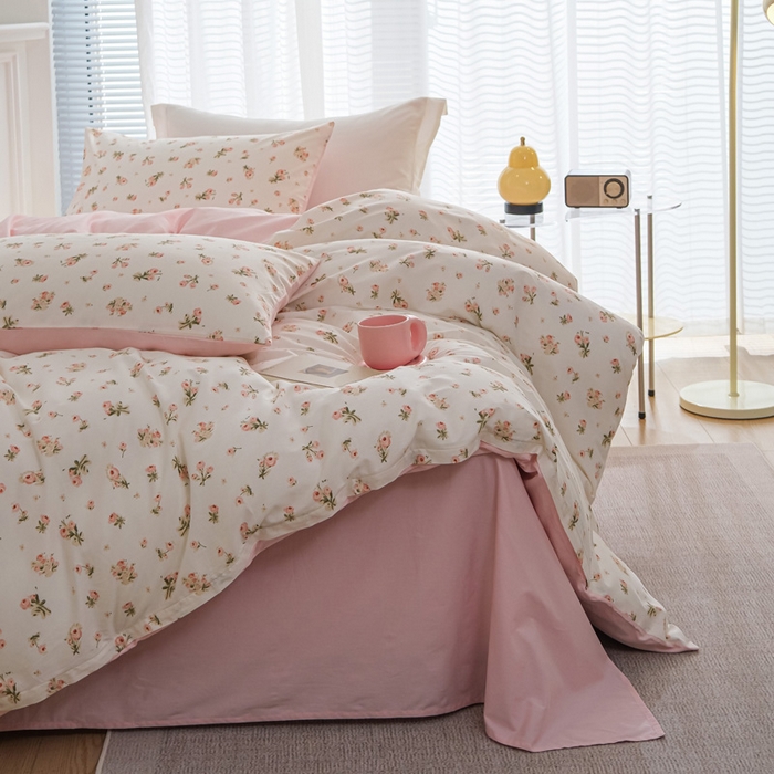 91家纺网 家纺一手货源 找家纺 （总）布可家纺 2025新款水洗棉印花四件套系列