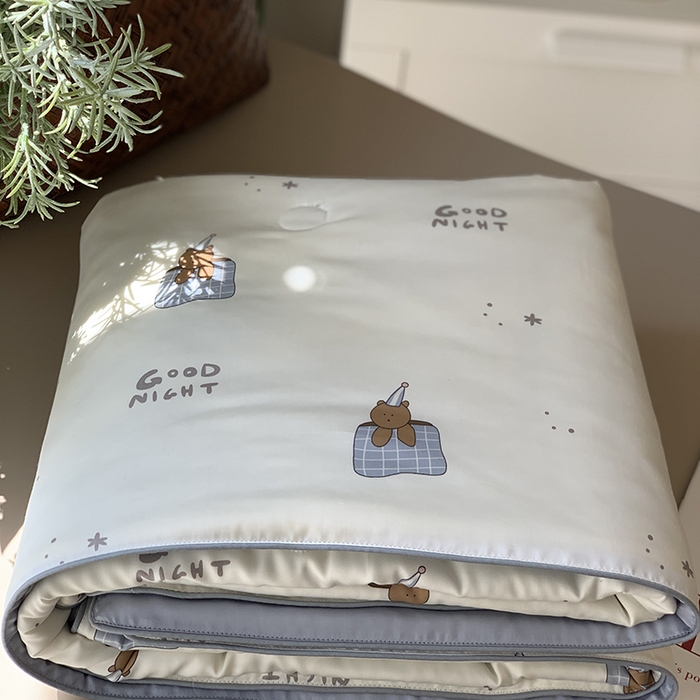 91家纺网 家纺一手货源 找家纺 汇庭 2025新款A类莱赛尔夏被系列 被子熊