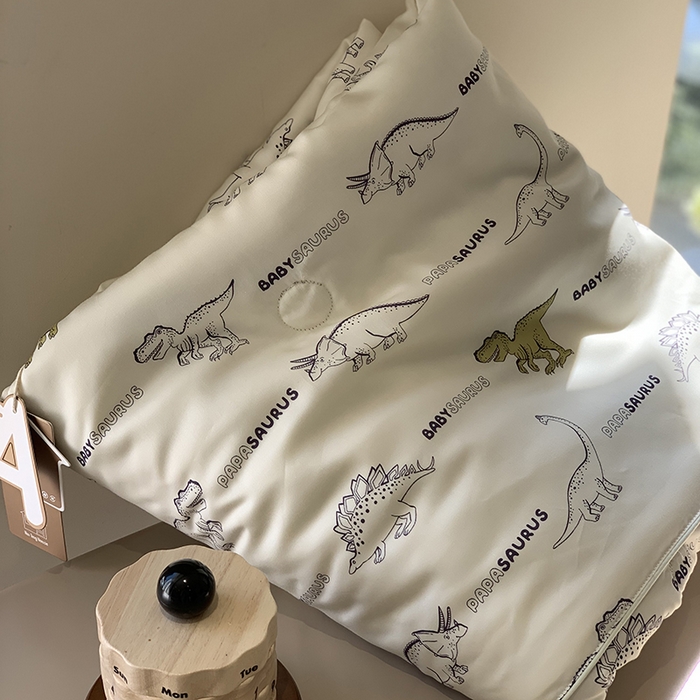 91家纺网 家纺一手货源 找家纺 汇庭 2025新款A类莱赛尔夏被系列 恐龙纪