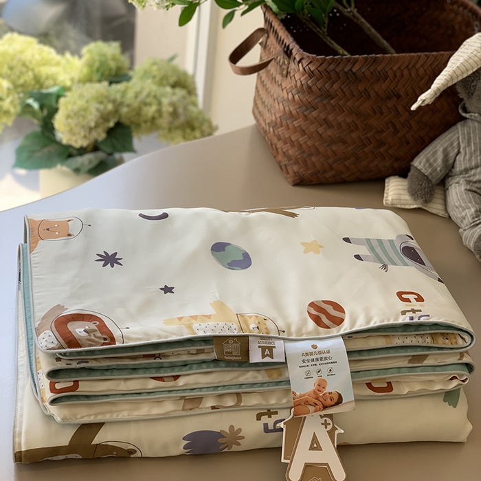 91家纺网 家纺一手货源 找家纺 汇庭 2025新款A类莱赛尔夏被系列 太空遨游