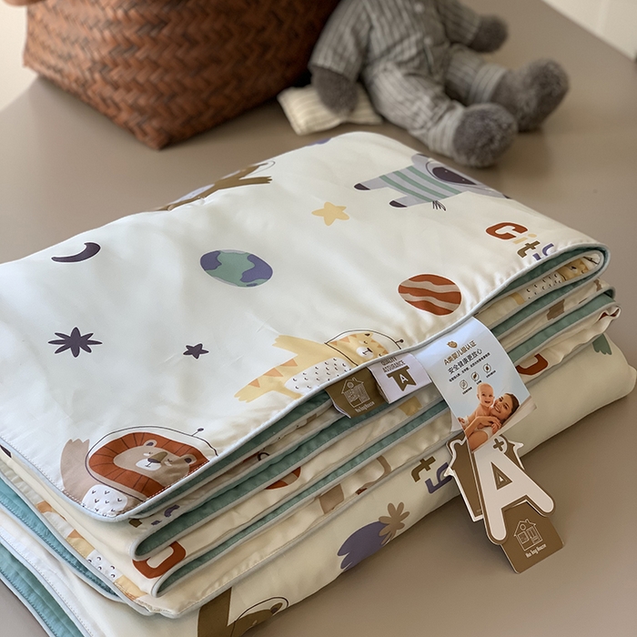 91家纺网 家纺一手货源 找家纺 汇庭 2025新款A类莱赛尔夏被系列 太空遨游