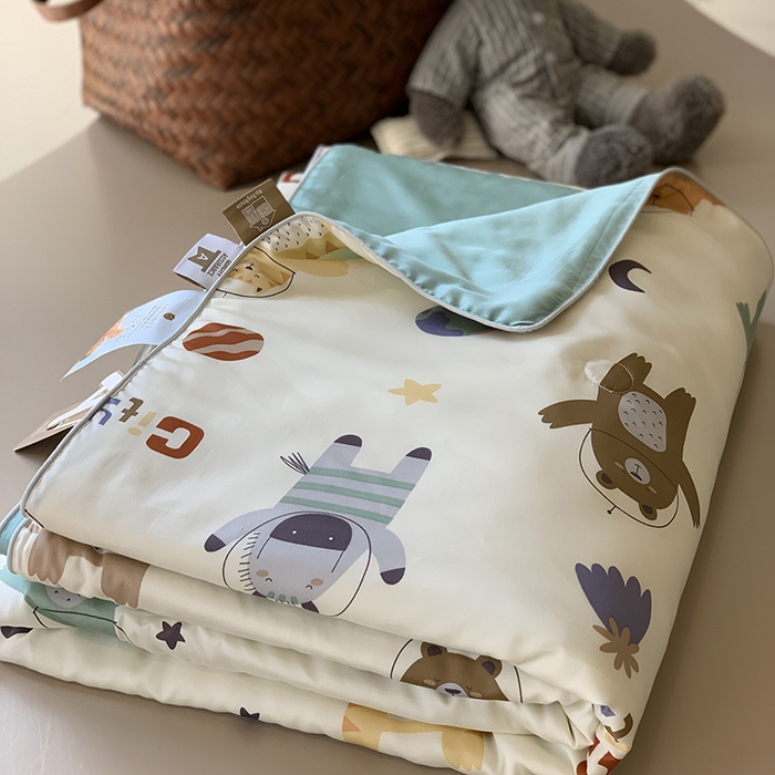 91家纺网 家纺一手货源 找家纺 汇庭 2025新款A类莱赛尔夏被系列 太空遨游