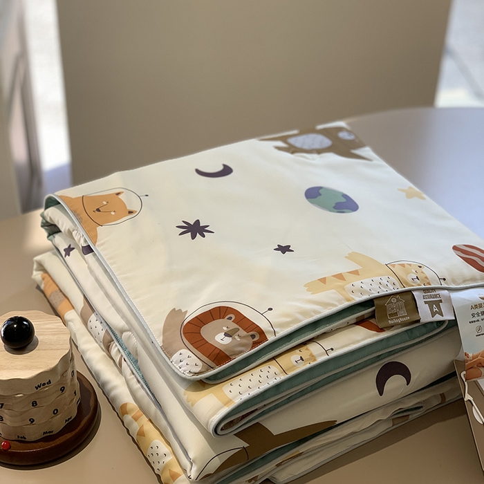 91家纺网 家纺一手货源 找家纺 汇庭 2025新款A类莱赛尔夏被系列 太空遨游