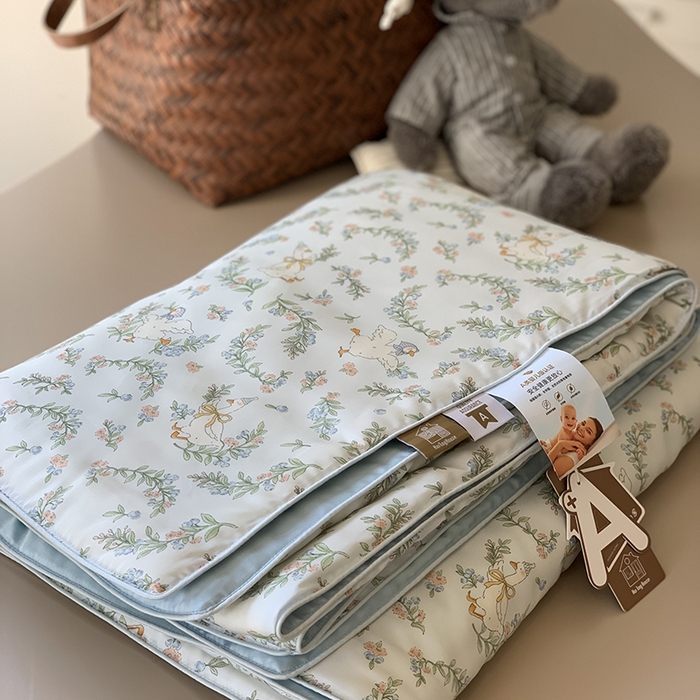 91家纺网 家纺一手货源 找家纺 汇庭 2025新款A类莱赛尔夏被系列 田园派