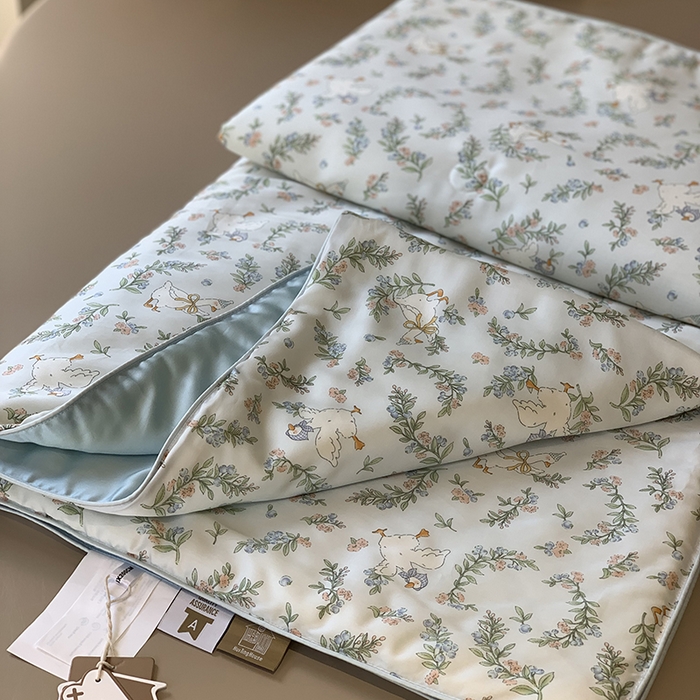 91家纺网 家纺一手货源 找家纺 汇庭 2025新款A类莱赛尔夏被系列 田园派