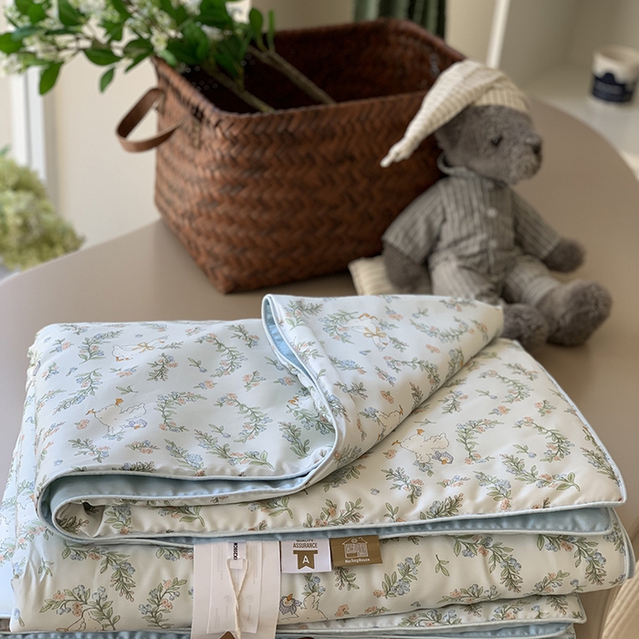 91家纺网 家纺一手货源 找家纺 汇庭 2025新款A类莱赛尔夏被系列 田园派