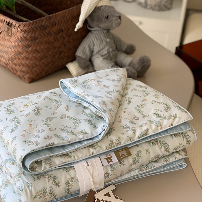 91家纺网 家纺一手货源 找家纺 汇庭 2025新款A类莱赛尔夏被系列 田园派