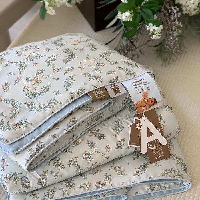 91家纺网 家纺一手货源 找家纺 汇庭 2025新款A类莱赛尔夏被系列 田园派