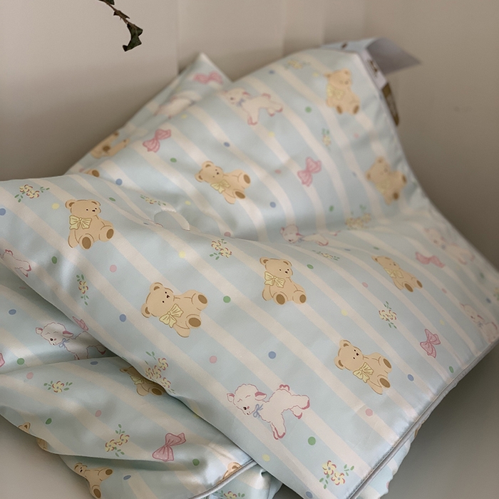 91家纺网 家纺一手货源 找家纺 汇庭 2025新款A类莱赛尔夏被系列 幸运蓝