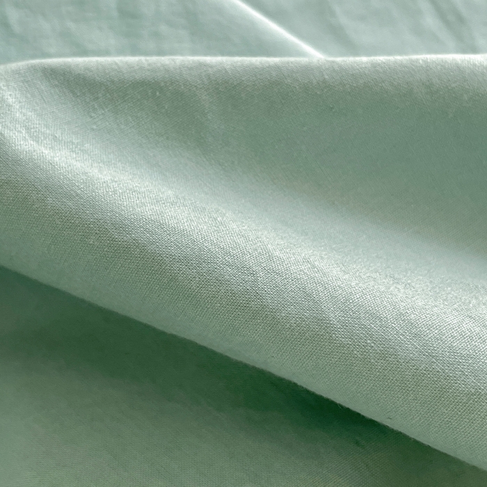 91家纺网 家纺一手货源 找家纺 瑞莱 2025新款全棉轻奢水洗棉贝壳绣四件套 水绿