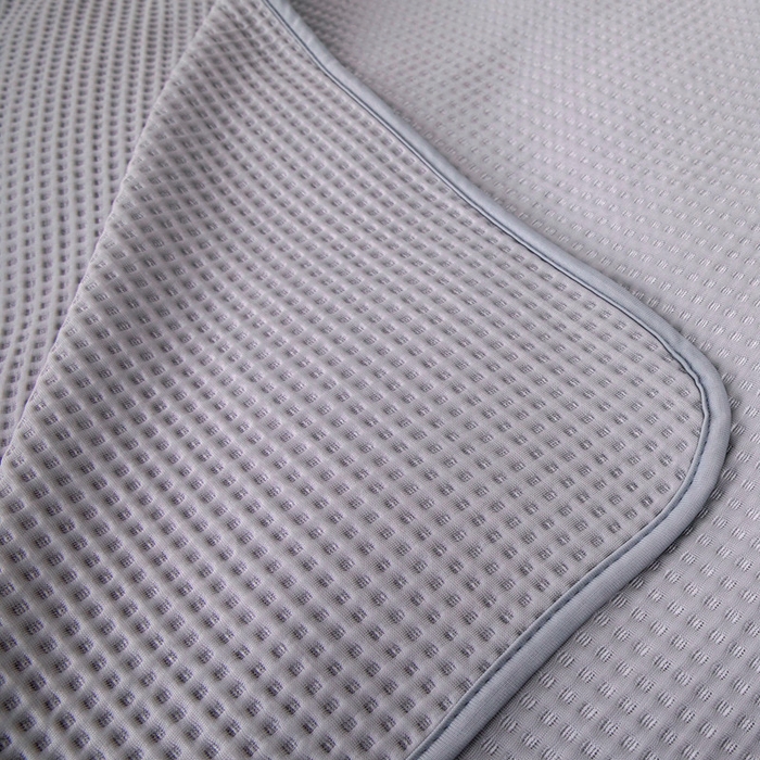 91家纺网 家纺一手货源 找家纺 来菲毛毯 2025新款双面夏凉被子PE速冷凉感夏被夏凉被空调被可机洗水洗 灰色