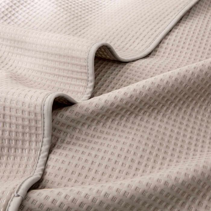 91家纺网 家纺一手货源 找家纺 来菲毛毯 2025新款双面夏凉被子PE速冷凉感夏被夏凉被空调被可机洗水洗 咖色