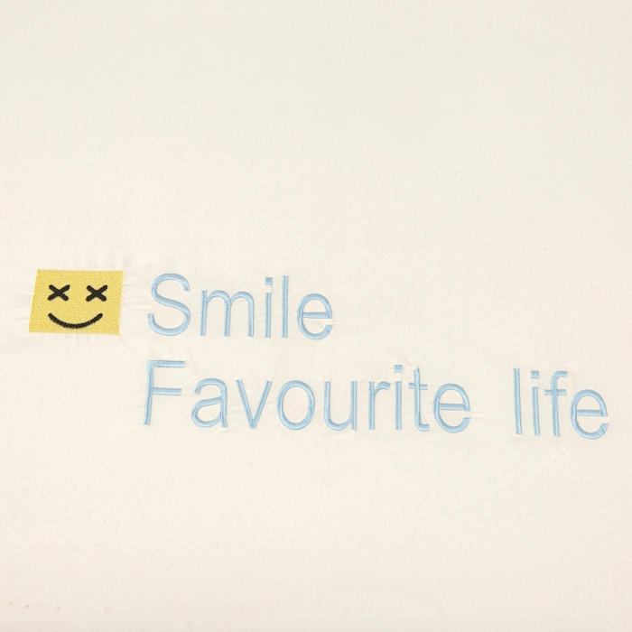 91家纺网 家纺一手货源 找家纺 笠裙家纺 2025新款110克微笑款单床裙轻奢款单床裙简约单床裙绣花单床裙 微笑-米白