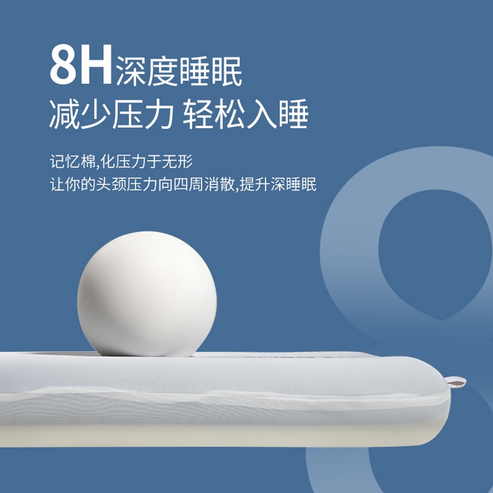 91家纺网 家纺一手货源 找家纺 （总）唯爱品 2026新款40D第二代记忆棉枕头慢回弹深睡枕A类抑菌成人呵护颈椎枕芯记忆枕源头工厂