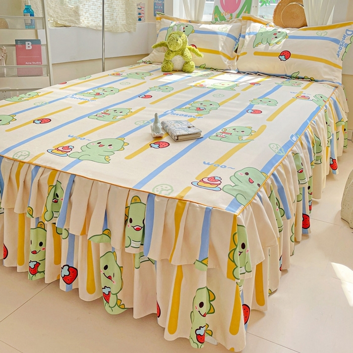 91家纺网 家纺一手货源 找家纺 艾橙 2025新款140克植物羊绒双边单床裙