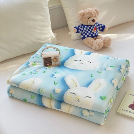 91家纺网 家纺一手货源 找家纺 （总）2025新款凉感丝有氨数码印花夏被被子被芯