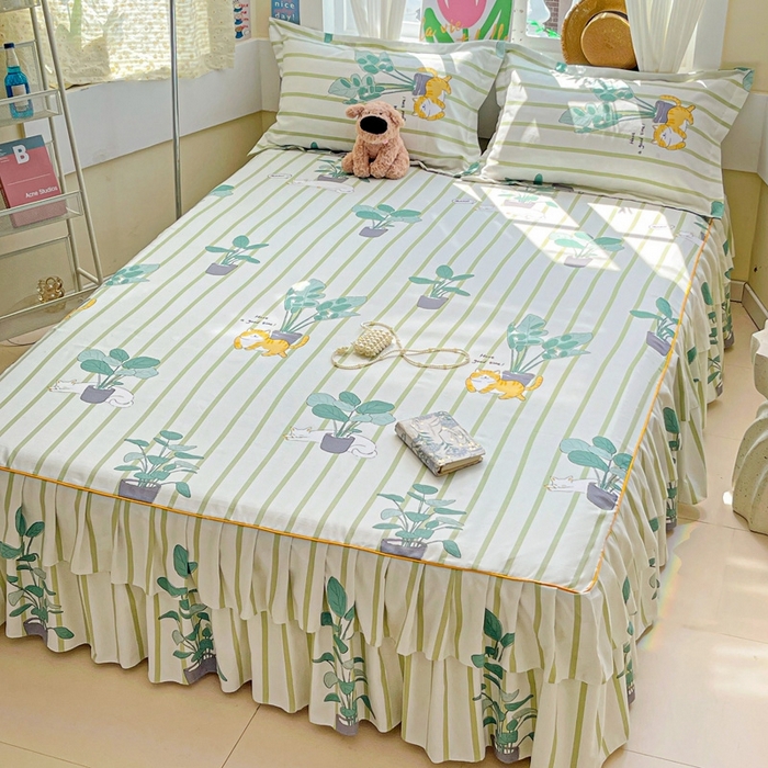 91家纺网 家纺一手货源 找家纺 艾橙 2025新款140克植物羊绒双边单床裙