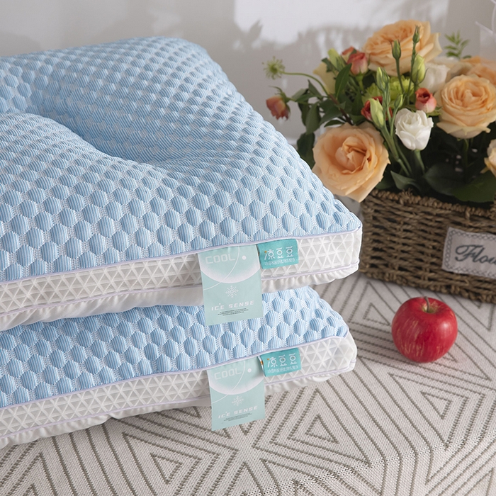 91家纺网 家纺一手货源 找家纺 （总）九州枕芯 2025新款冰丝凉感按摩枕