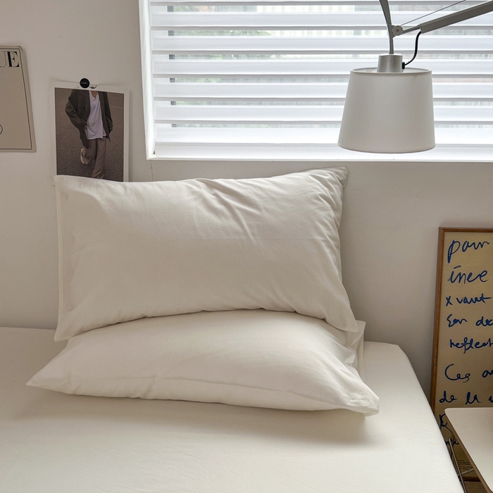 91家纺网 家纺一手货源 找家纺 2025新款水洗棉单床单 纯白