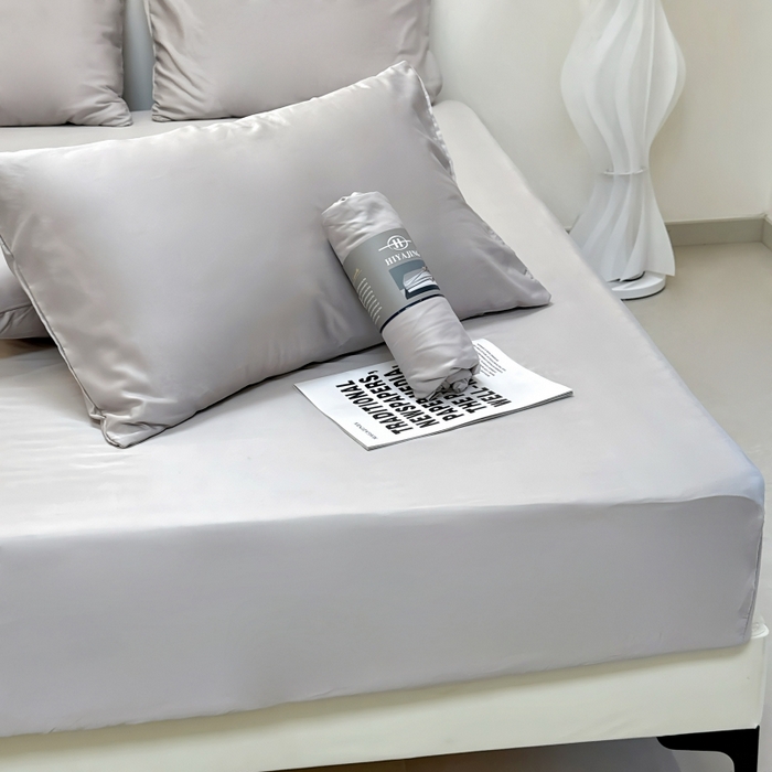 91家纺网 家纺一手货源 找家纺 （总）兜米家居 2025新款床笠A类水洗真丝床笠三件套