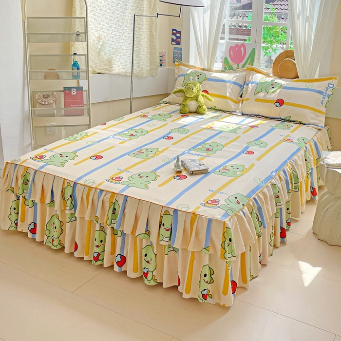 91家纺网 家纺一手货源 找家纺 艾橙 2025新款140克植物羊绒双边单床裙