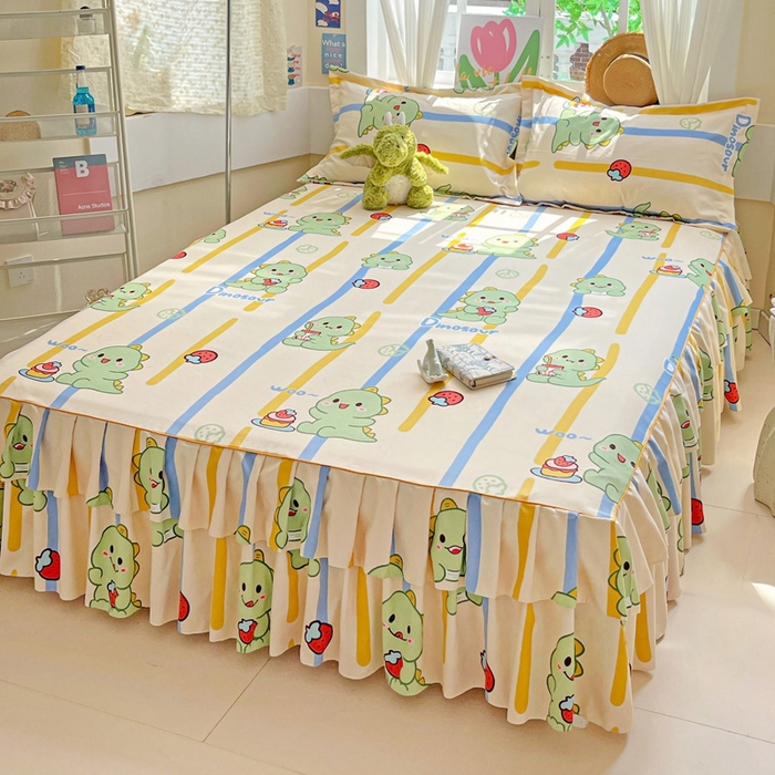 91家纺网 家纺一手货源 找家纺 艾橙 2025新款140克植物羊绒双边单床裙