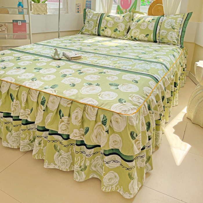 91家纺网 家纺一手货源 找家纺 艾橙 2025新款140克植物羊绒双边单床裙