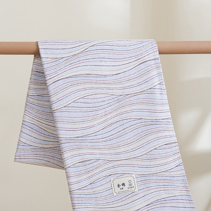 91家纺网 家纺一手货源 找家纺 慕绸家纺（原萌宝老粗布厂家） 2025直播爆款100%全棉加厚非遗老粗布 律动