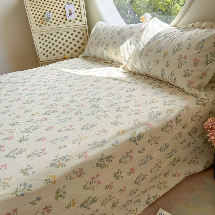 91家纺网 家纺一手货源 找家纺 百寐 2025新款13372全棉信封印花枕套单人 芳华