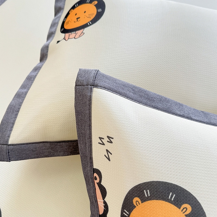 91家纺网 家纺一手货源 找家纺 518家纺 2026新款亲肤舒适A类碳光冰丝抗菌凉席【提供买家秀】席子【提供买家秀】-床笠款 狮子王国