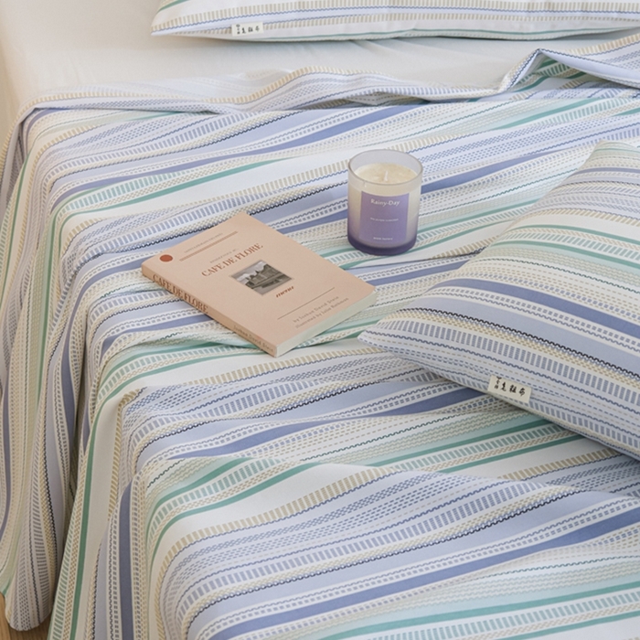 91家纺网 家纺一手货源 找家纺 慕绸家纺（原萌宝老粗布厂家） 2025直播爆款100%全棉加厚非遗老粗布 浮云拿铁