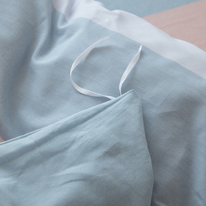 91家纺网 家纺一手货源 找家纺 木易家居 2025新款全棉色织水洗棉四件套 彩韵兰/可可生活