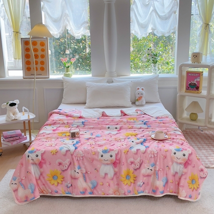 2025新款凉感丝有氨数码印花夏被被子被芯 小飞马