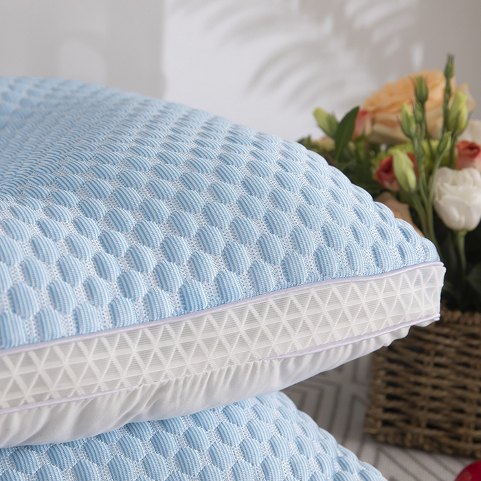 91家纺网 家纺一手货源 找家纺 （总）九州枕芯 2025新款冰丝凉感按摩枕