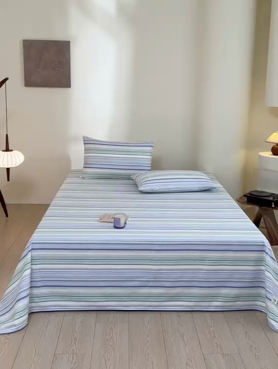 91家纺网 家纺一手货源 找家纺 慕绸家纺（原萌宝老粗布厂家） 2025直播爆款100%全棉加厚非遗老粗布 浮云拿铁