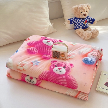 91家纺网 家纺一手货源 找家纺 （总）2025新款凉感丝有氨数码印花夏被被子被芯