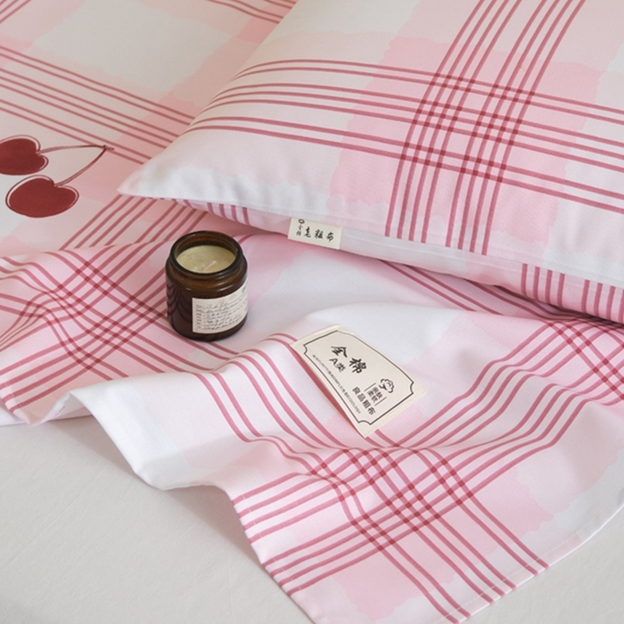 91家纺网 家纺一手货源 找家纺 慕绸家纺（原萌宝老粗布厂家） 2025直播爆款100%全棉加厚非遗老粗布 安格红