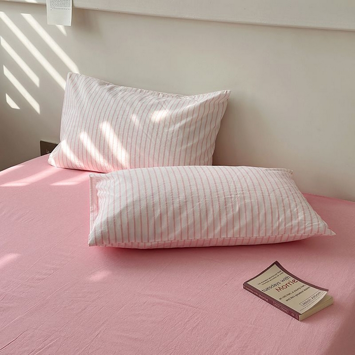 91家纺网 家纺一手货源 找家纺 （总）水洗的故事 2025新款全棉色织水洗棉四件套