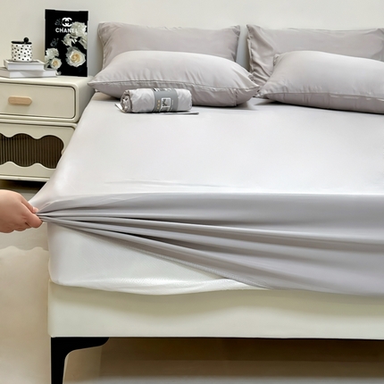 （总）兜米家居 2025新款床笠A类水洗真丝床笠三件套