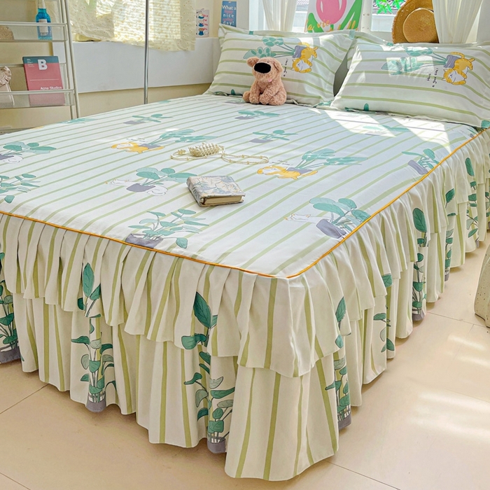 91家纺网 家纺一手货源 找家纺 艾橙 2025新款140克植物羊绒双边单床裙