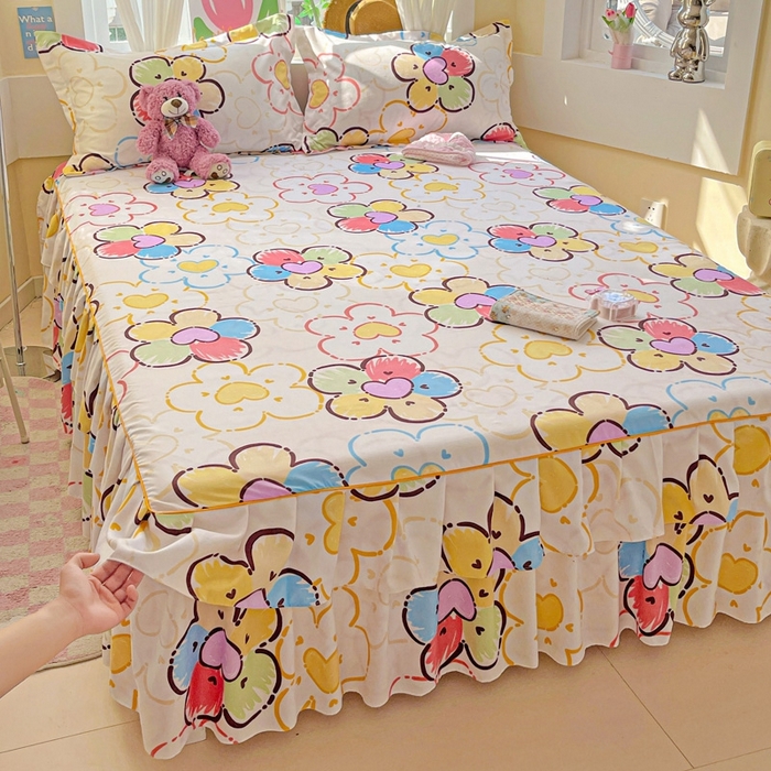 91家纺网 家纺一手货源 找家纺 艾橙 2025新款140克植物羊绒双边单床裙