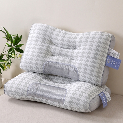 91家纺网 家纺一手货源 找家纺 （总）珍贝家纺 2025新款千鸟格SPA枕