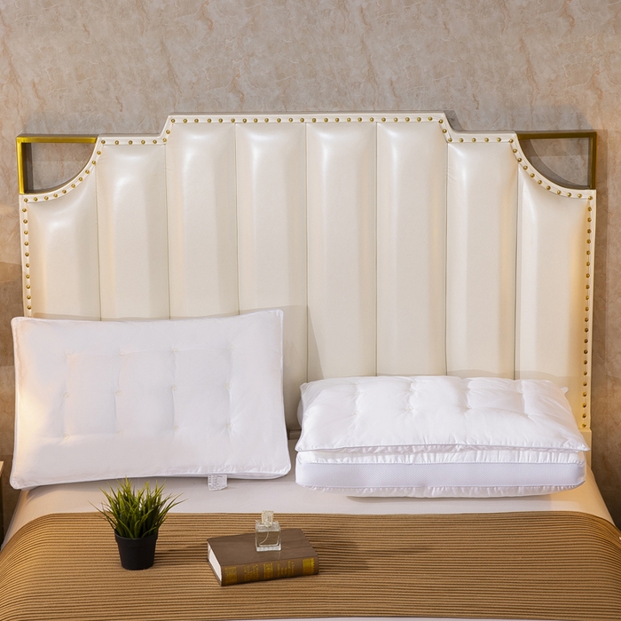 91家纺网 家纺一手货源 找家纺 （总）九州枕芯 2025新款二合一双层蚕丝枕