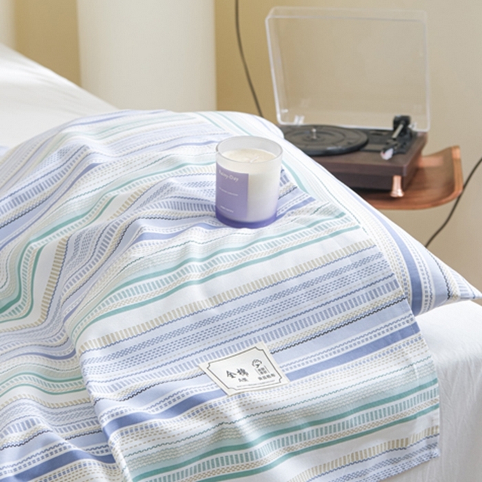 91家纺网 家纺一手货源 找家纺 慕绸家纺（原萌宝老粗布厂家） 2025直播爆款100%全棉加厚非遗老粗布 浮云拿铁