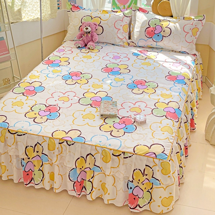 91家纺网 家纺一手货源 找家纺 艾橙 2025新款140克植物羊绒双边单床裙