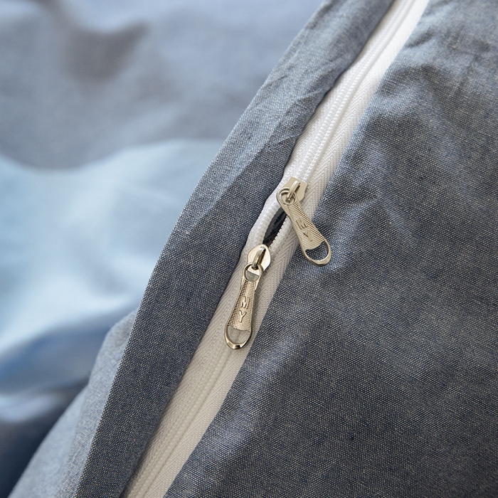 91家纺网 家纺一手货源 找家纺 木易家居 2025新款全棉色织水洗棉四件套 海伦